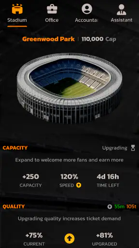 Sidelines Football Manager screenshot 1