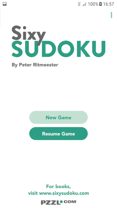 Sixy Sudoku screenshot 1