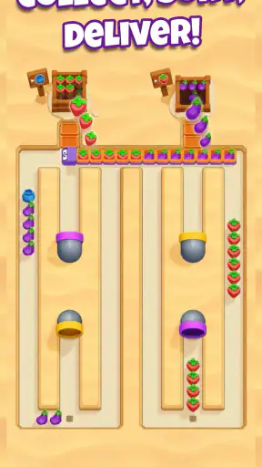 Snacky Dash: Food Maze Puzzle screenshot 1