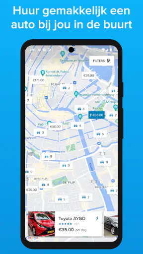 SnappCar - Auto & busjes delen screenshot 1