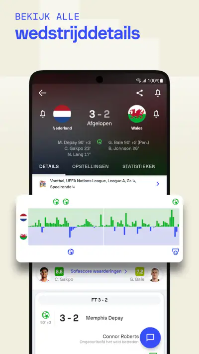Sofascore: Live uitslagen screenshot 1