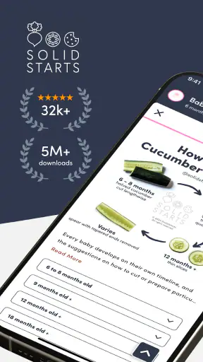 Solid Starts: Baby Food App screenshot 1