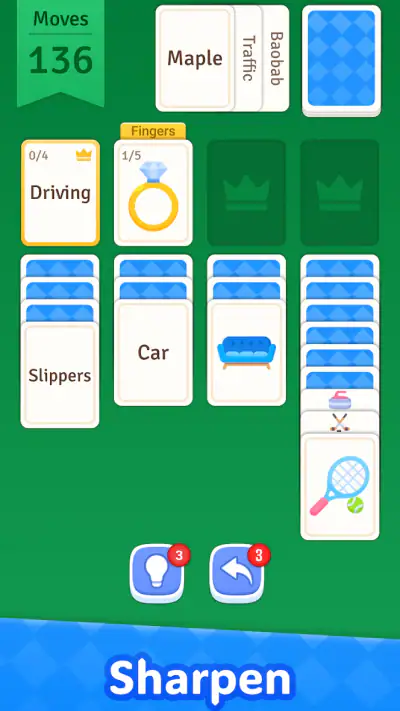 Solitaire Associations Journey screenshot 1
