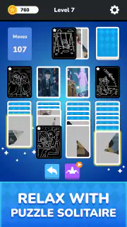 Solitaire - Puzzle Images screenshot 7