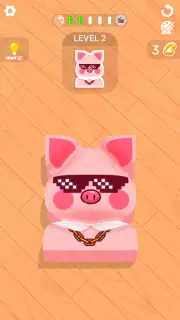 Sponge Art: Shape Puzzle screenshot 2