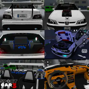 Sport car 3 : Taxi & Police -  screenshot 1
