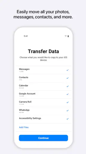 Stap over op iOS screenshot 1