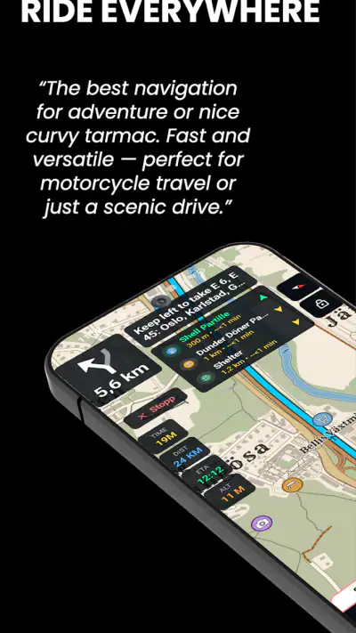 Stegra.io - Motorfiets GPS screenshot 1