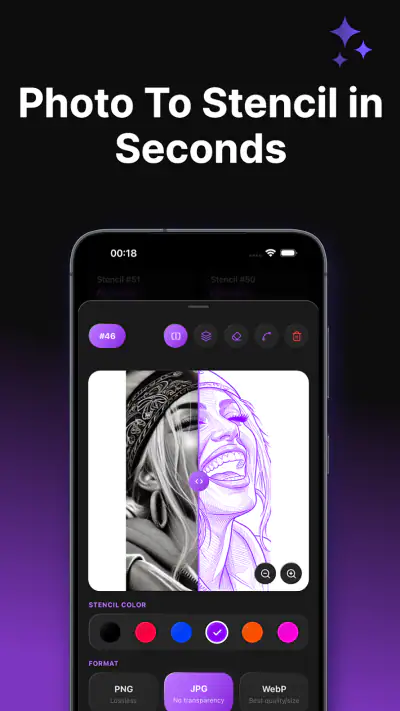 Stencil AI - Tattoo Stencils screenshot 1