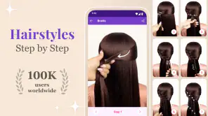 Step by Step Hairstyle App screenshot 1