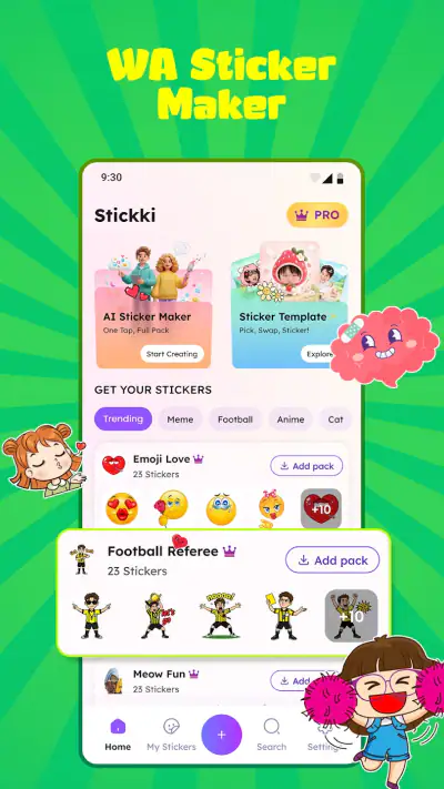Stickki: WA Sticker Maker App screenshot 1