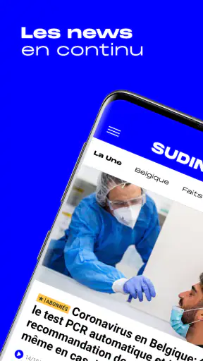 Sudinfo - Info en continu screenshot 1