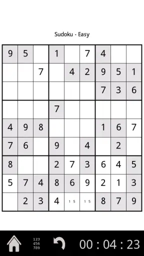 Sudoku screenshot 1