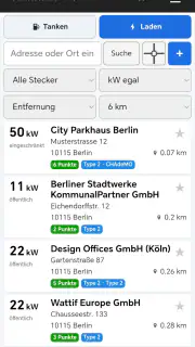 tanken.de screenshot 2