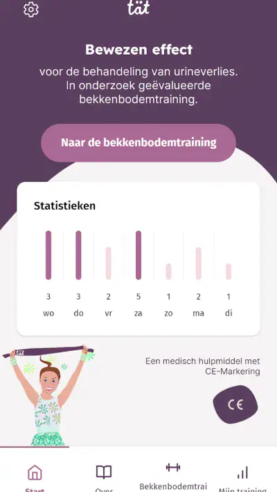 Tät bekkenbodemtraining screenshot 1