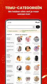 Temu:Winkel als een miljardair screenshot