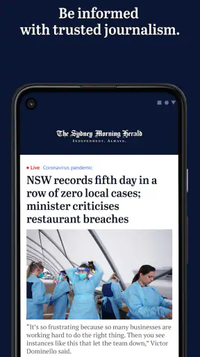 The Sydney Morning Herald screenshot 1