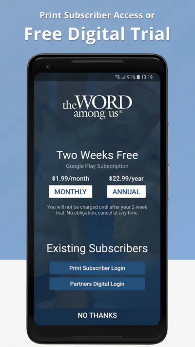 The Word Among Us Mass Edition screenshot 1