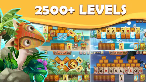 Tiki Solitaire TriPeaks screenshot