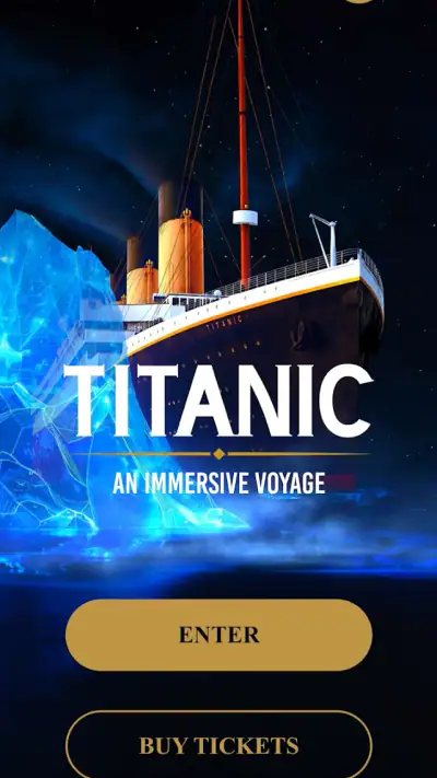 Titanic: an immersive voyage screenshot 1