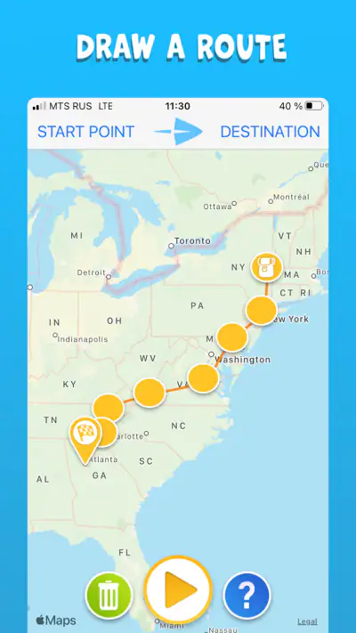 TravelBoast™ My Journey Routes screenshot 1