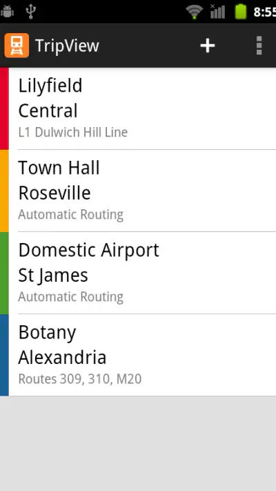 TripView screenshot 1