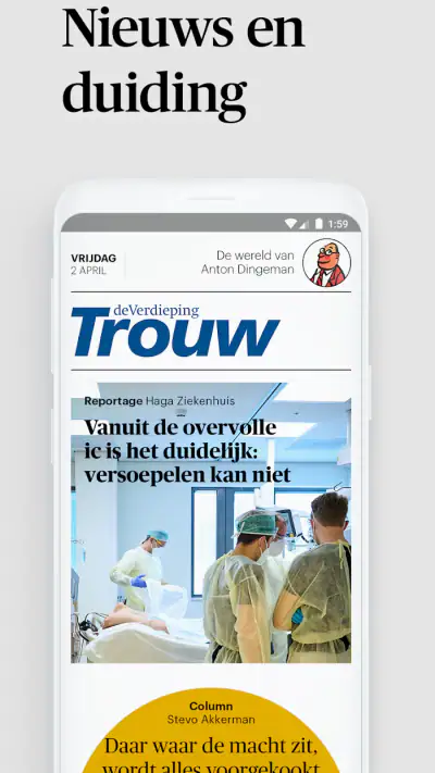 Trouw - Nieuws & Verdieping screenshot 1