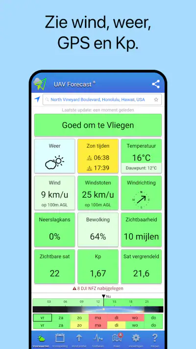UAV Forecast voor dronepiloten screenshot 1