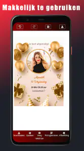 Uitnodiging Maken Verjaardag screenshot