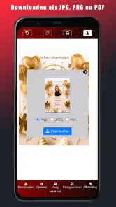 Uitnodiging Maken Verjaardag screenshot
