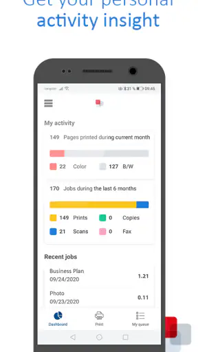 uniFLOW Online Print & Scan screenshot 1