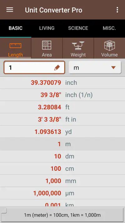 Unit Converter Pro screenshot 1