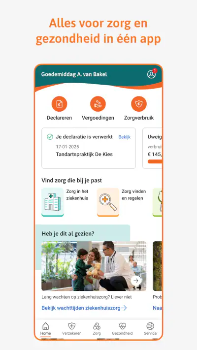 UnitedConsumers Zorg screenshot 1