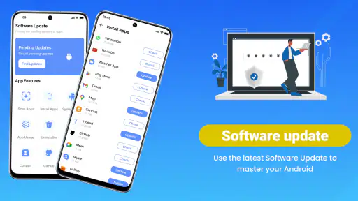 Update software nieuwste screenshot