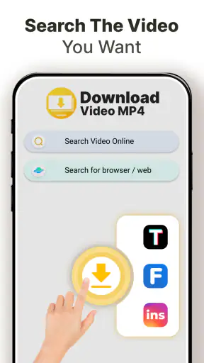 Video Downloader & Player HD screenshot 1