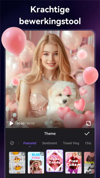 Videomaker met muziek, Foto screenshot 1