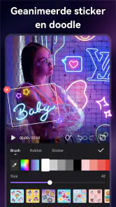 Videomaker met muziek, Foto screenshot