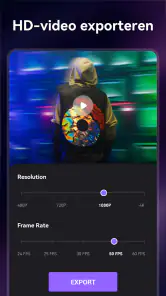 Videomaker met muziek, Foto screenshot