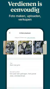 Vinted: tweedehandsplatform screenshot