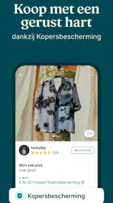 Vinted: tweedehandsplatform screenshot