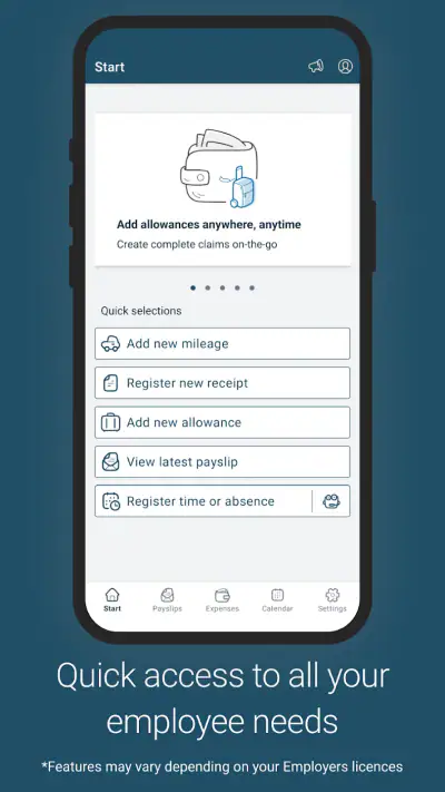 Visma Employee screenshot 1