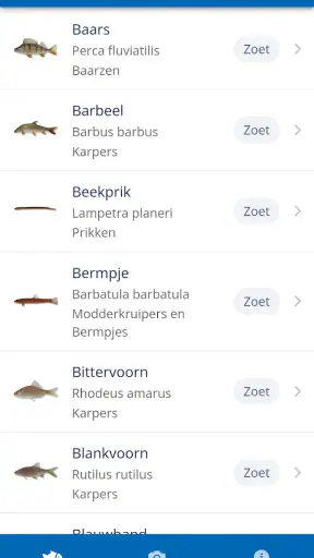 Vissengids screenshot 1