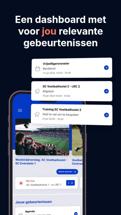 VoetbalAssist ClubApp screenshot 1