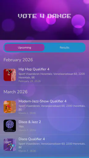 Vote4Dance screenshot 1