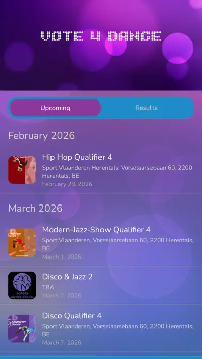 Vote4Dance screenshot 1