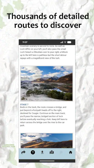 Walkhighlands screenshot 1