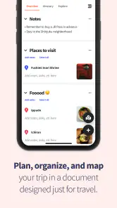 Wanderlog - Trip Planner App screenshot