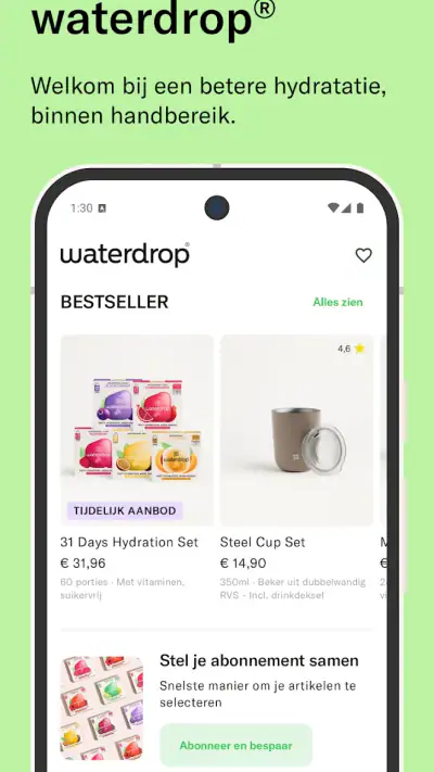 waterdrop® Shopping App screenshot 1