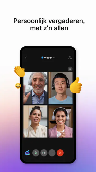Webex Meetings screenshot 1