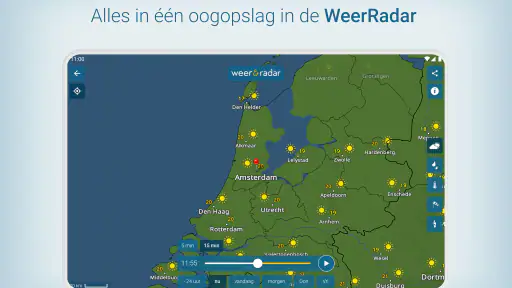 Weer & Radar met buienradar screenshot